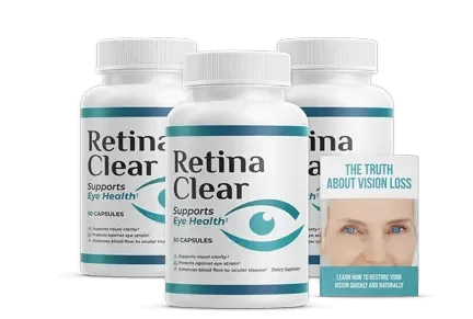 Retina Clear supplement bottle